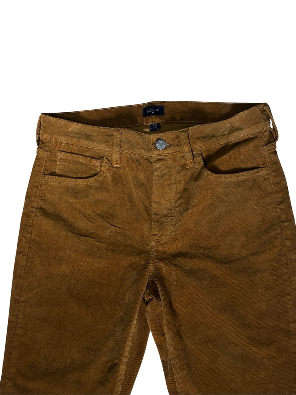 J.Crew 9” High-rise Skinny Golden Brandy Corduroy pants for Women Size 27 - Picture 8 of 9